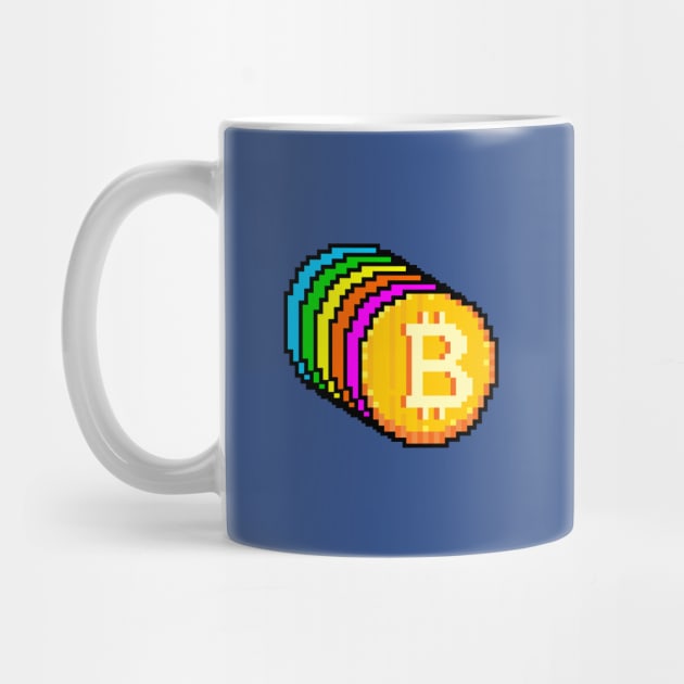 rainbow bitcoin by spoilerinc